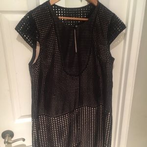 PRICE DROP! J. Crew Black Eyelet Dress
